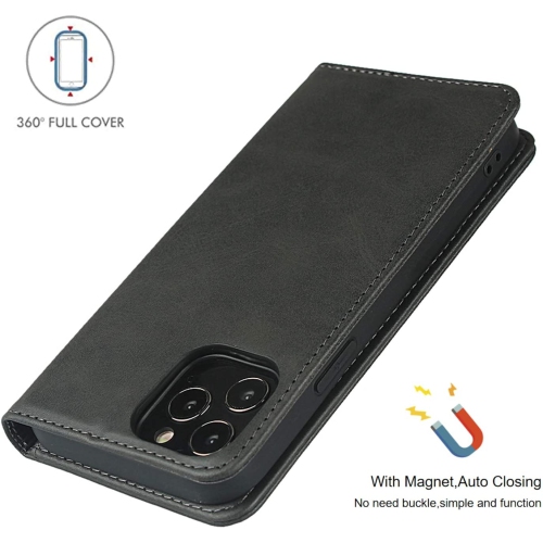IPhone 12 Pro Case, iPhone 12 Wallet Case, Premium TPU Leather Flip Folio Case with Card Slot, Stand Holder and Magnetic Closure TPU Shockproof