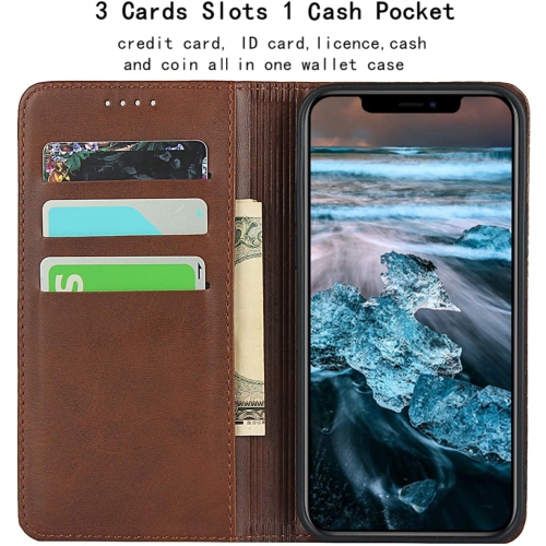 IPhone 12 Pro Case, iPhone 12 Wallet Case, Premium TPU Leather Flip Folio Case with Card Slot, Stand Holder and Magnetic Closure TPU Shockproof