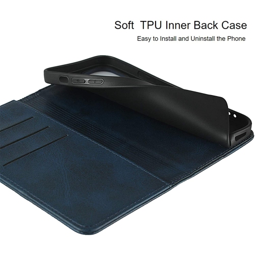 IPhone 12 Pro Case, iPhone 12 Wallet Case, Premium TPU Leather Flip Folio Case with Card Slot, Stand Holder and Magnetic Closure TPU Shockproof