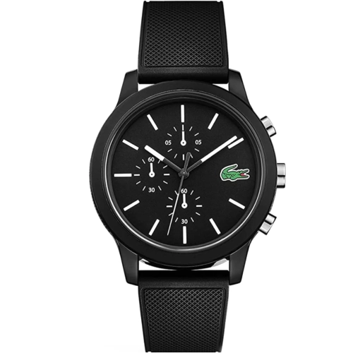 Lacoste Men's TR90 Quartz Watch with Rubber Strap, Black #2010972