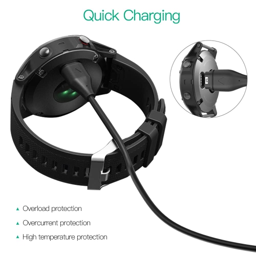 Câble de recharge de rechange de Navor pour Fenix 7/6/5 de Garmin, Epix de 2e génération, Forerunner 45/55/245/255/945/955, Venu 2/3, Vivoactive 3/4