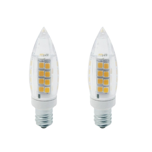 Xtricity - Set of 2 Dimmable Energy Saving LED Bulbs, 4W, Candelabra Base, 3000K Soft White