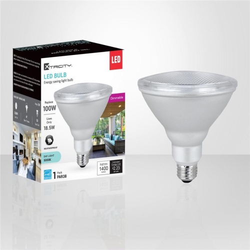 Xtricity - Dimmable Energy Saving LED Bulb, 18.5W, E26 Base, 5000K Daylight