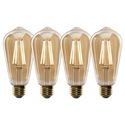 XTRICITY  - Set Of 4 Old Fashioned Led Bulbs, 5W, E26 Base, 2200K Soft In White