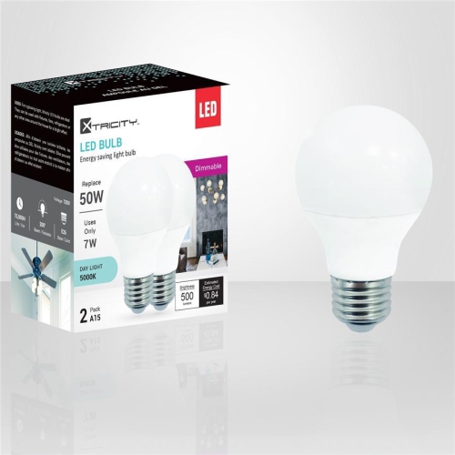 Xtricity - Dimmable Energy Saving LED Bulb, 7W, E26 Base, 5000K Daylight