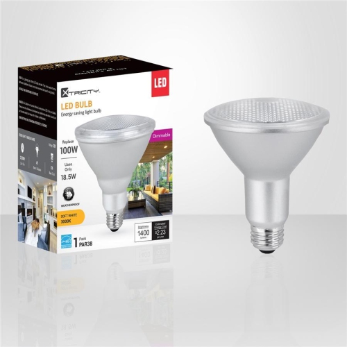 Xtricity - Dimmable Energy Saving LED Bulb, 18.5W, E26 Base, 3000K Soft White