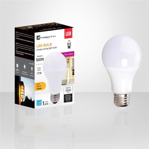 Xtricity - Dimmable Energy Saving LED Bulb, 17W, E26 Base, 3000K Soft White