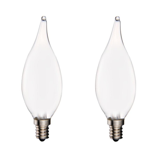 Xtricity - Dimmable Energy Saving LED Frosted Bulb Kit, 5.5W, Candelabra Base, 3000K Soft White