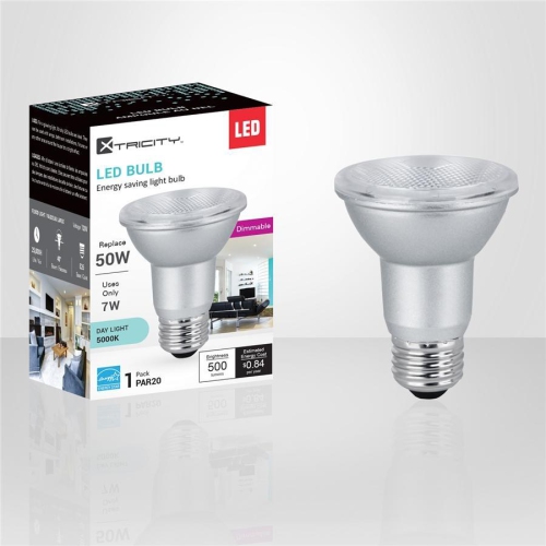 Xtricity - Dimmable Energy Saving LED Bulb, 7W, E26 Base, 5000K Daylight