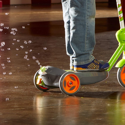 Trottinette électrique de 6 V 2-en-1 Bubble Scooter de WINGOMART 2 - 7 ans jusQU’À 4 KM/H - Rose princesse