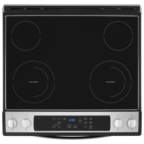 Whirlpool 30" 4.8 Cu. Ft. Self-Clean Slide-In Electric Range (YWEE515S0LS) - Stainless Steel