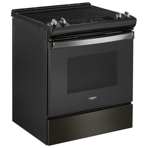 Whirlpool 30" 4.8 Cu. Ft. Self-Clean Slide-In Electric Range - Black Stainless