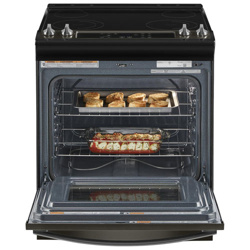 Whirlpool 30" 4.8 Cu. Ft. Self-Clean Slide-In Electric Range - Black Stainless