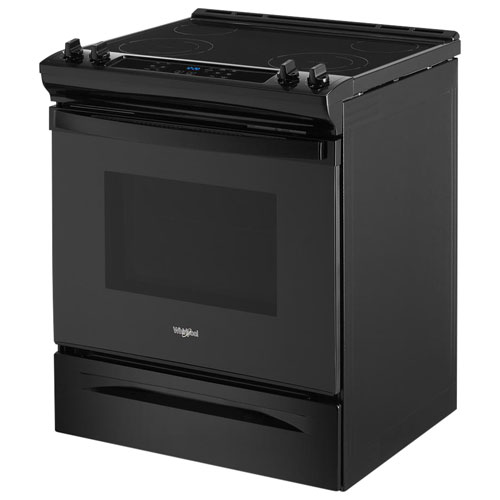 Whirlpool 30" 4.8 Cu. Ft. Self-Clean Slide-In Electric Range - Black