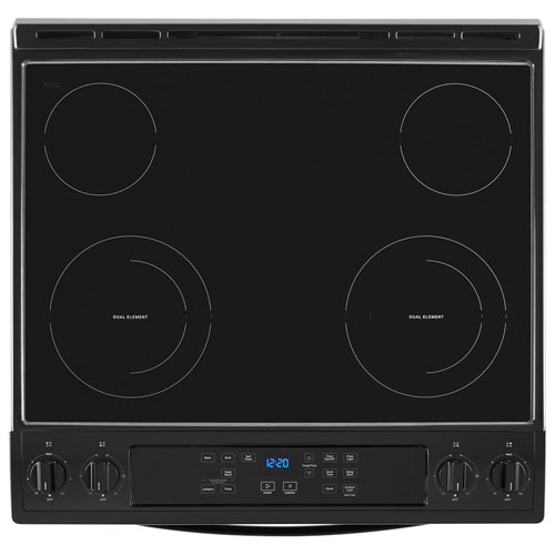 Whirlpool 30" 4.8 Cu. Ft. Self-Clean Slide-In Electric Range - Black