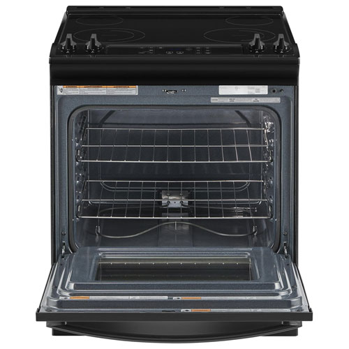 Whirlpool 30" 4.8 Cu. Ft. Self-Clean Slide-In Electric Range - Black