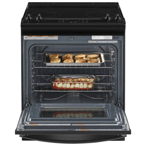 Whirlpool 30" 4.8 Cu. Ft. Self-Clean Slide-In Electric Range - Black