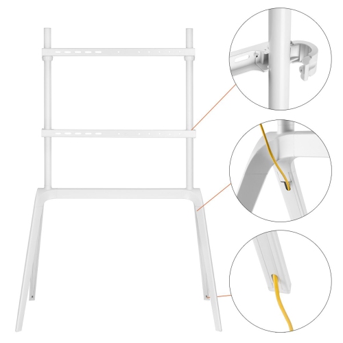 Boost Industries AVS-6586S Artistic Steel Easel Studio TV Display Stand for 65" to 86" TV's