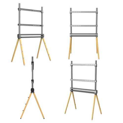 Boost Industries AVS-4970-GB Artistic Wooden Easel Studio TV Display Stand for 49" to 70" TV's