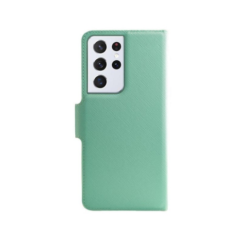 Samsung S21 Ultra - Étui portefeuille magnétique Sunset Blvd, sarcelle