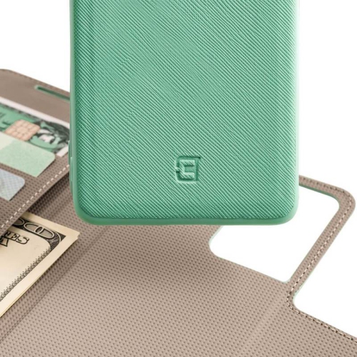 Samsung S21 Ultra - Étui portefeuille magnétique Sunset Blvd, sarcelle