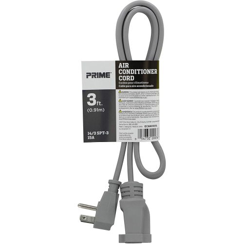 Climatiseur et gros électroménagers Prime EC680503L 3 pi. Rallonge électrique
