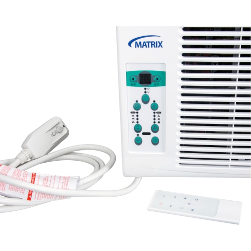 Climatiseur de fenêtre horizontal électronique Matrix 12000 BTU - Blanc