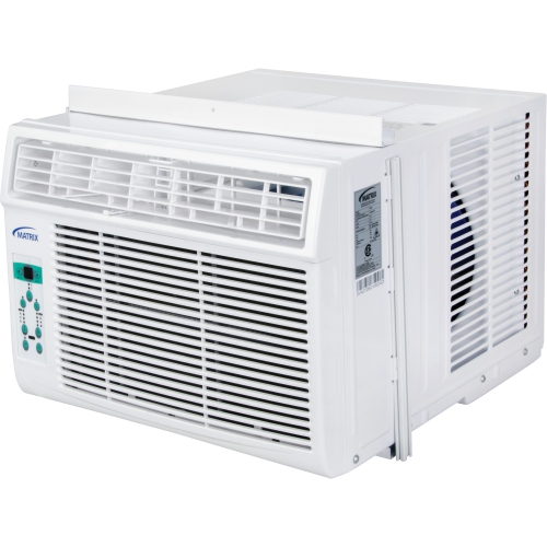 Climatiseur de fenêtre horizontal électronique Matrix 12000 BTU - Blanc