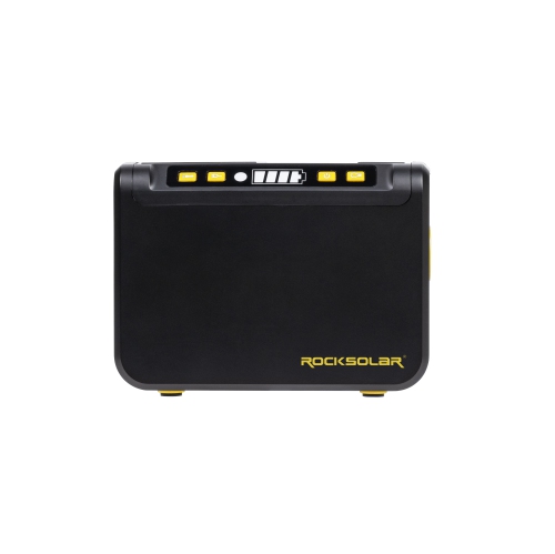 ROCKSOLAR Portable Power Station 80W Weekender RS81 - 88Wh Backup Lithium Battery, Solar Generator with AC/USB/12V DC Outlets for Camping, RV, Home,