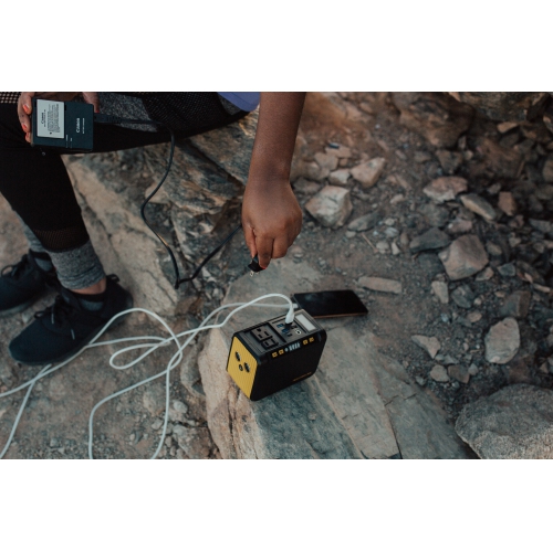 ROCKSOLAR Portable Power Station 80W Weekender RS81 - 88Wh Backup Lithium Battery, Solar Generator with AC/USB/12V DC Outlets for Camping, RV, Home,