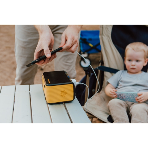 ROCKSOLAR Portable Power Station 80W Weekender RS81 - 88Wh Backup Lithium Battery, Solar Generator with AC/USB/12V DC Outlets for Camping, RV, Home,