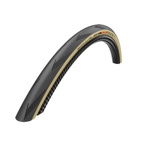 Schwalbe, Pro One TT, Tire, 700x28C, Folding, Tubeless Ready, Addix Race, 127TPI, Tanwall