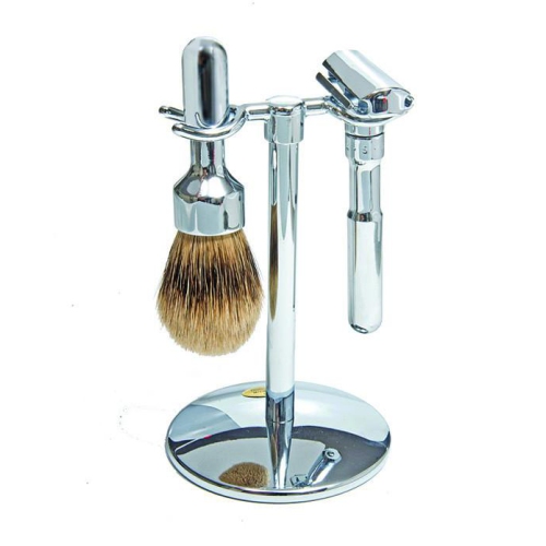 Merkur Futur 3pc Double Edge Safety Razor Shaving Set, Chrome-Plated ...