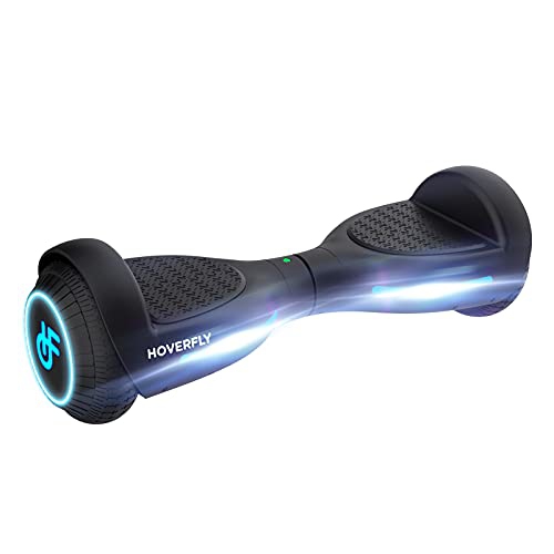 HoverFly Flash Hoverboard Self Balancing Scooter with UL2272 Certified, 25.2V 2.0Ah Lithium-Ion Battery, LED 6.5 inch Wheels, Dual 150W Motor up to 8