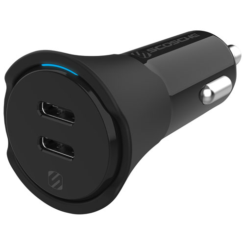 USB Car Charger: USB-C, Micro USB & Lightning Adapter
