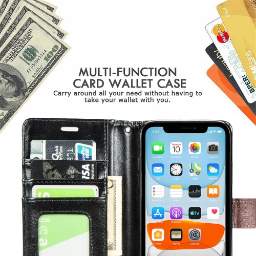 Juvenileway Folio series protection flip case for Apple iPhone 11 Pro Max 2019 - Rose Gold