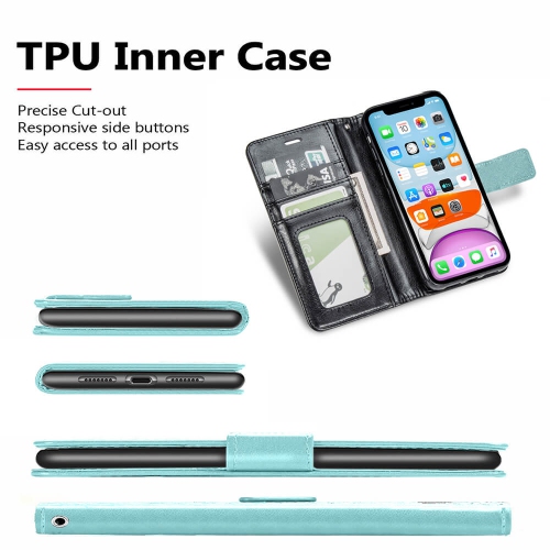 Juvenileway Folio series protection flip case for Apple iPhone 11 Pro Max 2019 - Rose Gold