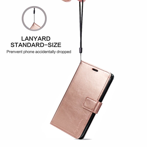 Juvenileway Folio series protection flip case for Apple iPhone 11 Pro Max 2019 - Rose Gold