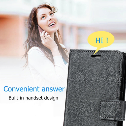 Juvenileway Folio series protection flip case for Samsung Galaxy S20 Plus - Black