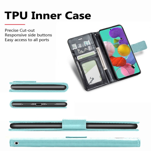 Juvenileway Folio series protection flip case for Samsung Galaxy S20 Plus - Black