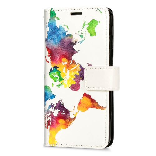 Juvenileway Design Folio series protection flip case for Samsung Galaxy S20 Plus - World