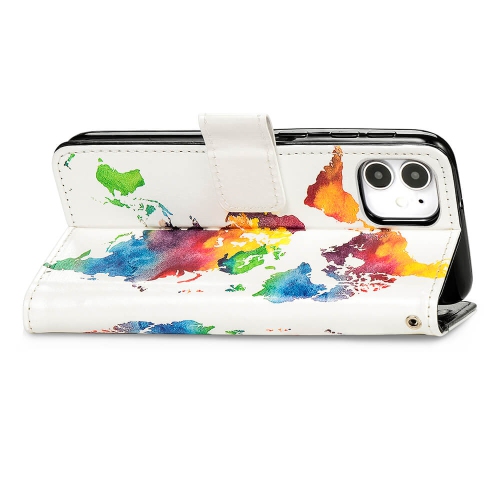 Juvenileway Design Folio series protection flip case for Samsung Galaxy S20 Plus - World