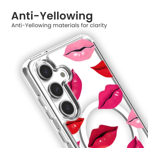 Samsung Galaxy S24 Lips Design Clear Case