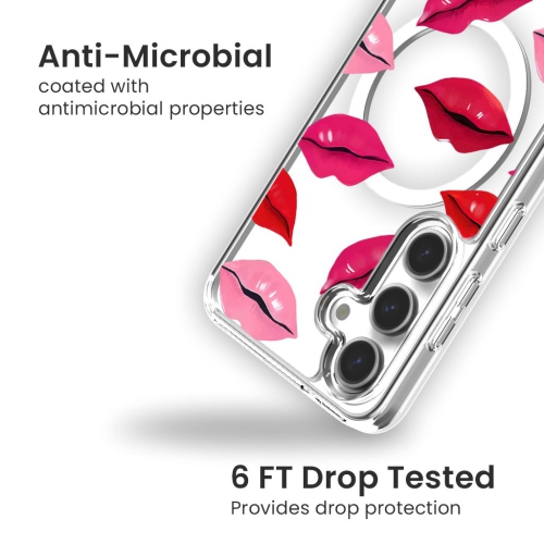 Samsung Galaxy S24 Lips Design Clear Case