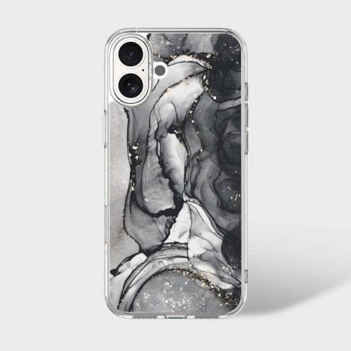 CASECO  Iphone 16 Case With Magsafe - Marble In Black