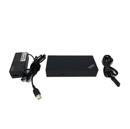 Refurbished - Lenovo ThinkPad USB-C Dock 4K - DK1633 / 03X7194 / 40A9 90w charger included