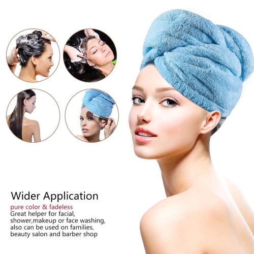 ISTAR Microfiber Hair Towel, 3 Packs Hair Turbans for Wet Hair, Drying Hair Wrap Towels for Curly Hair Women Anti Frizz