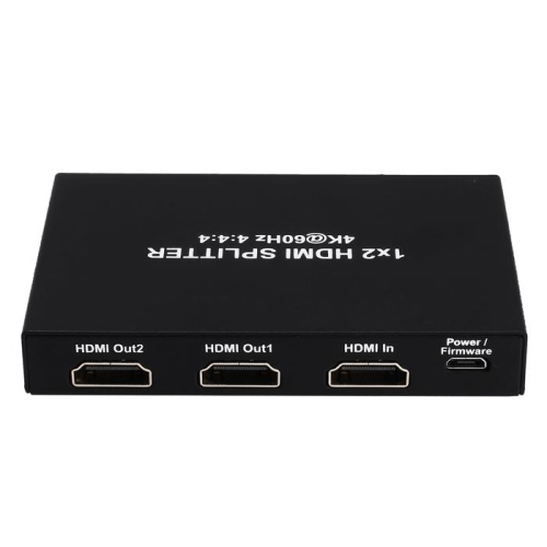 ClearConX CCSP05S 1-IN 2-OUT HDMI Splitter w/ 3D Support - Black