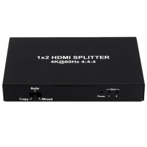 ClearConX CCSP05S 1-IN 2-OUT HDMI Splitter w/ 3D Support - Black