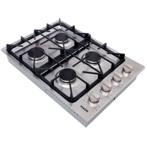 Thor Kitchen TGC3001 30" 4 Burner Drop-In Gas Cooktop in Stainless Steel